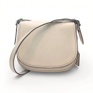 Authentic Coach Glovetanned Leather Saddle Bag – Limited Edition (Style 55298)